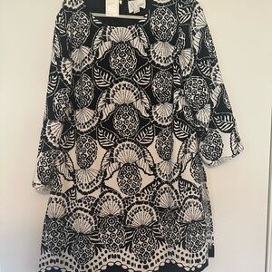 Lilly Pulitzer Monochrome Long Sleeve Dress